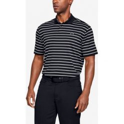 Under Armour Performance Polo Koszulka Czarny. Czarne podkoszulki męskie Under Armour, m, w paski, z elastanu, bez rękawów. Za 274,95 zł.