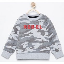 Bluza moro Rebel - Jasny szar. Szare bluzy niemowlęce marki Reserved, moro. W wyprzedaży za 24,99 zł.