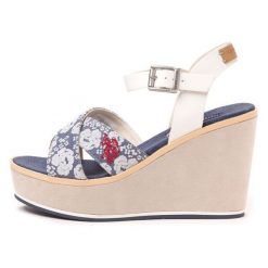 U.S. Polo Assn. Sandały Damskie Rosy Flowers 39 Niebieski. Niebieskie sandały damskie marki U.S. Polo Assn. W wyprzedaży za 249,00 zł.