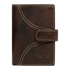 Portfel męski skórzany Buffalo Wild N4L-HP-4. Pomarańczowe portfele męskie BUFFALO WILD, bez wzorów, ze skóry. Za 59,90 zł.