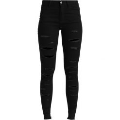 Boyfriendy damskie: Even&Odd Jeans Skinny Fit black denim