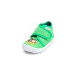 Superfit Kapcie Bully green - zielony - Gr.Moda (6 - 24 miesięcy ). Zielone buciki niemowlęce marki Superfit, z tkaniny. Za 115,00 zł.