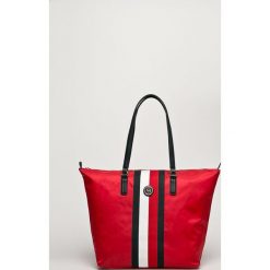Tommy Hilfiger - Torebka. Szare torebki klasyczne damskie TOMMY HILFIGER, z materiału, duże. Za 399,90 zł.