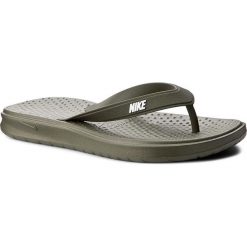 Japonki NIKE - Solay Thong 882690 300 Cargo Khaki/White. Czarne japonki męskie marki Nike, xs, z bawełny. Za 109,00 zł.