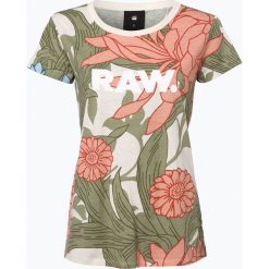 G-Star - T-shirt damski – Lindelly, biały. Białe t-shirty damskie marki G-Star, xs, z nadrukiem. Za 159,95 zł.