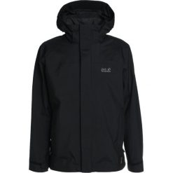 Jack Wolfskin HIGHLAND Kurtka hardshell black. Czarne kurtki sportowe męskie Jack Wolfskin, xxl, bez wzorów, z materiału, bez kaptura, outdoorowe. W wyprzedaży za 575,20 zł.