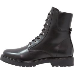 Buty zimowe damskie: Zign Botki sznurowane black