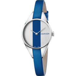 Calvin Klein Rebel Zegarek Niebieski Srebrny. Szare zegarki damskie Calvin Klein, srebrne. Za 917,95 zł.