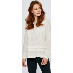 Scotch & Soda - Bluzka. Białe bluzki damskie Scotch & Soda, na co dzień, s, z haftami, z bawełny, casualowe, z okrągłym kołnierzem, bez rękawów. W wyprzedaży za 359,90 zł.