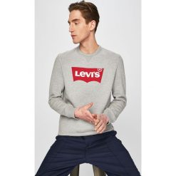 Levi's - Bluza. Szare bluzy męskie Levi's®, s, z nadrukiem, z bawełny, z okrągłym kołnierzem, bez rękawów, bez kaptura. Za 239,90 zł.
