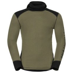 Odlo Koszulka tech. Odlo Shirt l/s with Facemask WARM Revelstoke - 150642 - 150642/60114/L. Szare koszulki sportowe męskie marki Odlo, l. Za 215,29 zł.