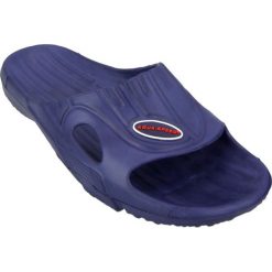 Klapki basenowe Aqua-Speed Arizona M granatowe. Niebieskie klapki męskie Aqua-Speed, bez wzorów, z materiału. W wyprzedaży za 59,00 zł.