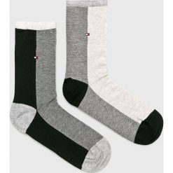 Tommy Hilfiger - Skarpetki (2-pack). Szare skarpetki damskie marki TOMMY HILFIGER, z bawełny. W wyprzedaży za 29,90 zł.