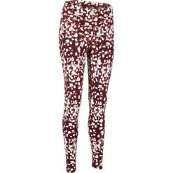 Legginsy sportowe shape, długie, Level 2 bonprix czerwony klonowy w graficzny deseń. Czerwone spodnie damskie bonprix. Za 109,99 zł.