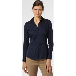 Apriori - Bluzka damska, niebieski. Niebieskie bluzki damskie Apriori, bez wzorów, eleganckie, z klasycznym kołnierzykiem, bez rękawów. Za 179,95 zł.