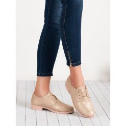 ELEGANCKIE PÓŁBUTY DAMSKIE. Szare półbuty damskie BLESS, bez wzorów, eleganckie, bez obcasa, bez zapięcia. Za 59,90 zł.