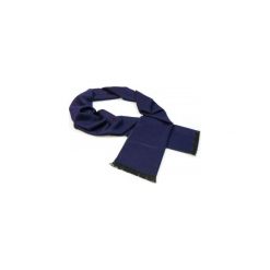 Granatowo-szary szalik męski R36. Szare szaliki męskie Modini Moda Męska, bez wzorów. Za 49,51 zł.