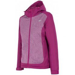 Kurtki sportowe damskie: 4F Damska Kurtka Narciarska H4Z17 kudn001 Fiolet Purpurowy S