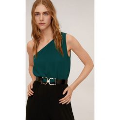 Mango - Kombinezon Mireia-A. Czarne kombinezony damskie Mango, xl, bez wzorów, z elastanu, bez kołnierzyka, z długim rękawem, długie. W wyprzedaży za 199,90 zł.