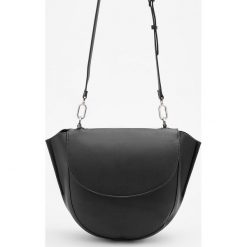 Duża torebka typu saddle bag - Czarny. Czarne torebki klasyczne damskie Reserved, duże. Za 129,99 zł.