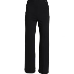 Spodnie z wysokim stanem: Miss Selfridge FULL LENGTH TIE WAIST TROUSER Spodnie materiałowe black