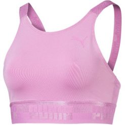 Puma Soft Sport Crop Top Orchid Xs. Fioletowe biustonosze sportowe damskie marki Puma, xs, w paski, outdoorowe. Za 105,00 zł.