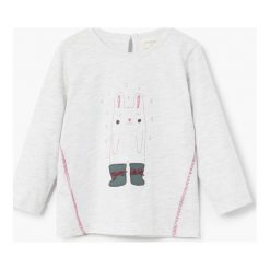 Bluzki dziewczęce bawełniane: Mango Kids - Top dziecięcy 80-104 cm