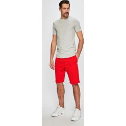 Tommy Jeans - Szorty. Szare spodenki i szorty męskie Tommy Jeans, xl, bez wzorów, z bawełny, casualowe. Za 299,90 zł.