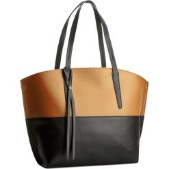 Torebka CREOLE - K10193 Czarny/Średni Brąz. Brązowe torebki klasyczne damskie Creole, ze skóry. W wyprzedaży za 249,00 zł.