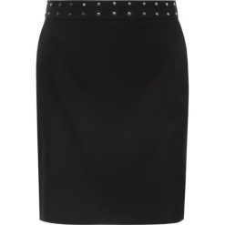 Spódnica trapezowa Hugo Riata 50423690. Czarne spódniczki damskie HUGO, bez wzorów, z elastanu, mini, trapezowe. W wyprzedaży za 559,00 zł.