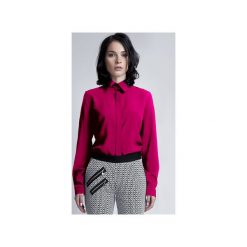 ELEGANCKA KOSZULA, K101. Czerwone koszule wiązane damskie Lanti, s, w kwiaty, eleganckie. Za 119,00 zł.