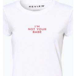 Review - T-shirt damski, czarny. Czarne t-shirty damskie Review, m, z nadrukiem. Za 69,95 zł.