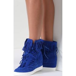 Sneakersy damskie: Kobaltowe Sneakersy Ginny