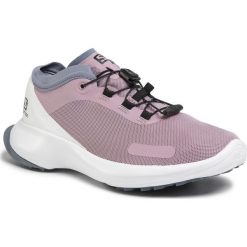 Buty SALOMON - Sense Feel W 409659 23 W0 Mauve Shadows/White/Flint Stone. Fioletowe buty sportowe damskie Salomon, bez wzorów, z tworzywa sztucznego, sportowe, do biegania. Za 399,00 zł.
