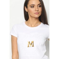Biały T-shirt Madam Lady Chic. Białe t-shirty damskie marki Born2be, l. Za 34,99 zł.