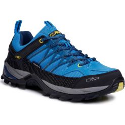Trekkingi CMP - Rigel Low Trekking Shoes Wp 3Q54457 Indigo/ Marine 02LC. Niebieskie trapery męskie CMP, ze skóry, bez zapięcia, trekkingowe. Za 359,00 zł.