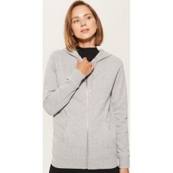 Bluza basic - Jasny szary. Szare bluzy damskie House, xl, bez wzorów, bez kołnierzyka, bez rękawów, bez kaptura. Za 49,99 zł.