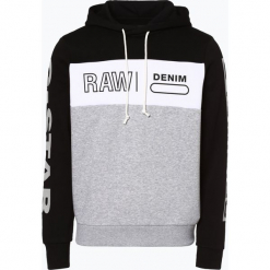 G-Star - Męska bluza nierozpinana, czarny. Czarne bluzy męskie marki G-Star, s, z nadrukiem. Za 399,95 zł.