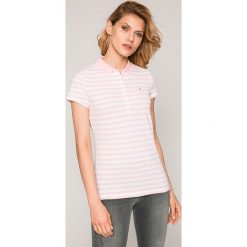Tommy Hilfiger - Top. Szare bluzki damskie marki TOMMY HILFIGER, s, z elastanu, casualowe, z krótkim rękawem. W wyprzedaży za 179,90 zł.