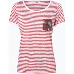 Comma casual identity - T-shirt damski, czerwony. Czerwone t-shirty damskie marki comma casual identity, bez wzorów, casualowe, bez kołnierzyka. Za 159,95 zł.