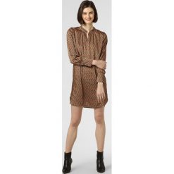 Marie Lund - Sukienka damska, czerwony. Czerwone sukienki damskie Marie Lund, z nadrukiem, eleganckie, bez kołnierzyka, bez rękawów. Za 449,95 zł.