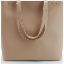 Torebka typu shopper - Brązowy. Pomarańczowe torby damskie na zakupy Reserved, bez wzorów, bez dodatków. Za 89,99 zł.