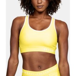 Biustonosze sportowe: Under Armour Biustonosz Mid Kehole żółty r. S (1307196-159)