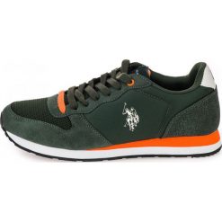 U.S. POLO ASSN. tenisówki męskie Soren 41 zielone. Zielone trampki męskie U.S. Polo Assn., bez wzorów, bez zapięcia. Za 339,00 zł.