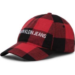 Czapka z daszkiem CALVIN KLEIN JEANS - J Buffalo Check Cap K50K505095 0K4. Czerwone czapki damskie Calvin Klein Jeans, bez wzorów, z bawełny. W wyprzedaży za 129,00 zł.