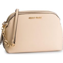 Torebka JENNY FAIRY - RH1778 Beige. Brązowe listonoszki damskie Jenny Fairy, bez wzorów, ze skóry ekologicznej, bez dodatków. Za 89,99 zł.