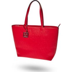 TOREBKA Armani Exchange. Czerwone torebki klasyczne damskie Armani Exchange, bez wzorów, eleganckie, z tłoczeniem, bez dodatków. Za 449,00 zł.