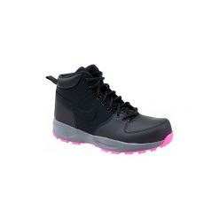 Buty Dziecko Nike Manoa Lth GS 859412-006. Czarne buty trekkingowe dziewczęce marki Nike. Za 259,99 zł.