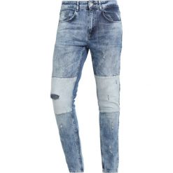 Spodnie męskie: Redefined Rebel STOCKHOLM DESTROY FROBISHER Jeans Skinny Fit blue indigo