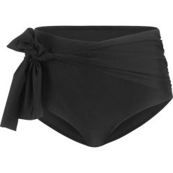 Figi bikini shape Level 1 bonprix czarny. Czarne majtki damskie wyszczuplające bonprix, w paski. Za 74,99 zł.